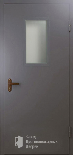 Фото двери «Техническая дверь №4 однопольная со стеклопакетом» в Пересвету