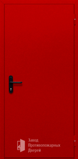 Фото двери «Однопольная глухая (красная)» в Пересвету