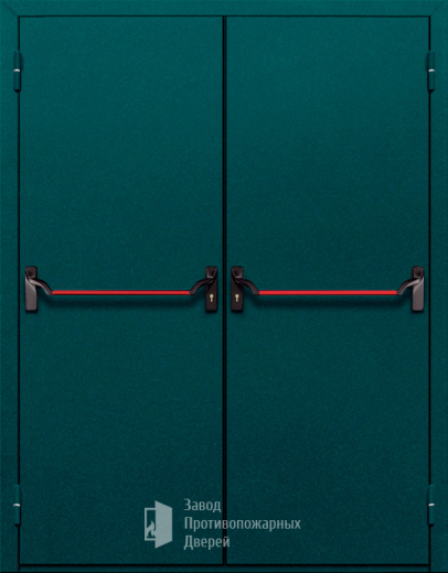 Фото двери «Двупольная глухая с антипаникой №16» в Пересвету