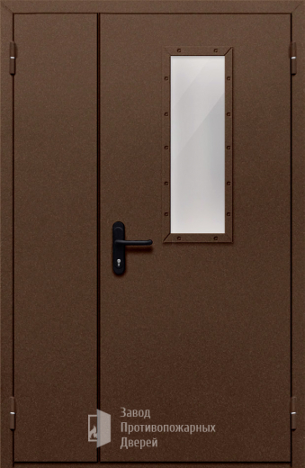 Фото двери «Полуторная со стеклом №28» в Пересвету
