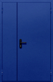 Фото двери «Полуторная глухая (синяя)» в Пересвету