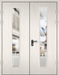 Фото двери «МДФ двупольная со стеклом №22» в Пересвету