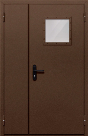 Фото двери «Полуторная со стеклом №88» в Пересвету