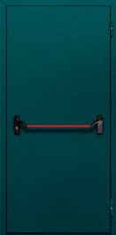 Фото двери «Однопольная глухая с антипаникой №46» в Пересвету