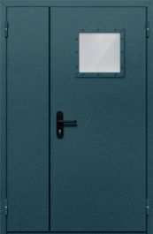 Фото двери «Полуторная со стеклом №87» в Пересвету