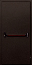 Фото двери «Однопольная глухая с антипаникой №410» в Пересвету