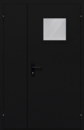 Фото двери «Полуторная со стеклом №84» в Пересвету