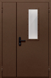 Фото двери «Полуторная со стеклом №28» в Пересвету
