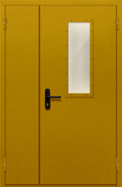 Фото двери «Полуторная со стеклом №25» в Пересвету