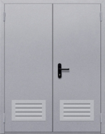 Фото двери «Двупольная с решеткой» в Пересвету