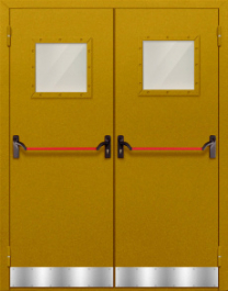 Фото двери «Двупольная с отбойником №28» в Пересвету