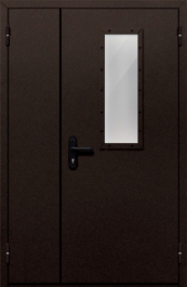 Фото двери «Полуторная со стеклом №210» в Пересвету