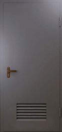 Фото двери «Техническая дверь №3 однопольная с вентиляционной решеткой» в Пересвету