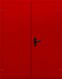 Фото двери «Двупольная глухая (красная)» в Пересвету
