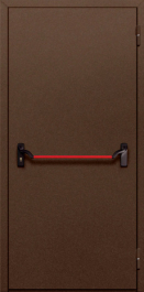 Фото двери «Однопольная глухая с антипаникой №48» в Пересвету