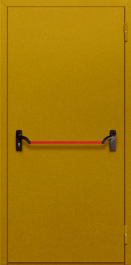 Фото двери «Однопольная глухая с антипаникой №45» в Пересвету