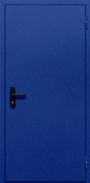 Фото двери «Однопольная глухая (синяя)» в Пересвету